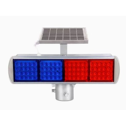 Aluminum Solar Flashing Warning Light 530×150 mm (4 LED Groups)
