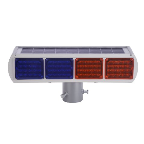 Integrated Solar Flashing Warning Light 550×150 mm (New, 4 LED Groups)
