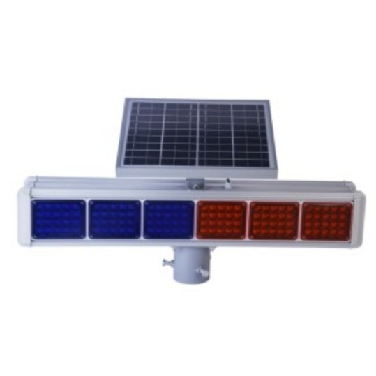 Classic Solar Flashing Warning Light 750×150 mm