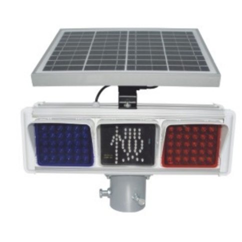 Solar SLOW-Character Flashing Warning Light 420×160×130 mm