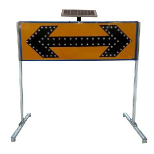 Type B Solar Arrow Guidance Sign 1200×400 mm - image 2