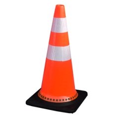 2.4 kg Black-Base PVC Traffic Cone (70/75 cm)