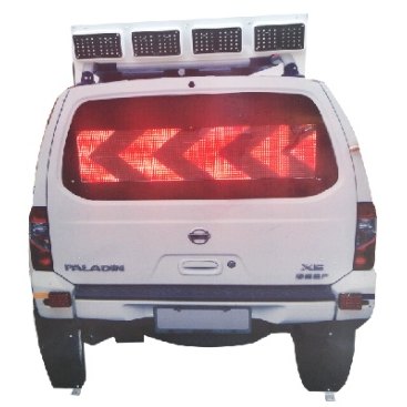 Decoy Police Car with LED Display (Solar/Mains)