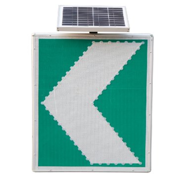 Solar Single Arrow Guidance Sign 400×600 / 800×600 mm