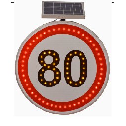 Solar Arrow Warning Sign Φ600/Φ800/Φ1000 mm