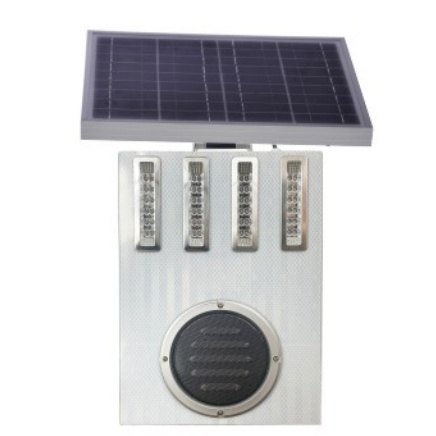 Solar Voice Prompt Alarm with Motion Detection