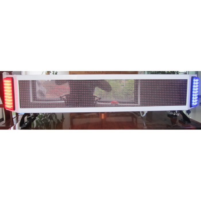 Vehicle Warning Light Bar with LED Display 1260 mm - image 2